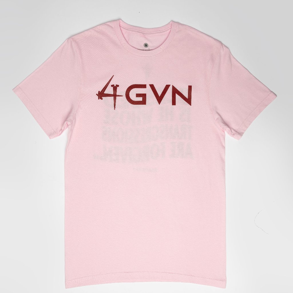 4GVN | Short Sleeve Tee | Pastel Pink