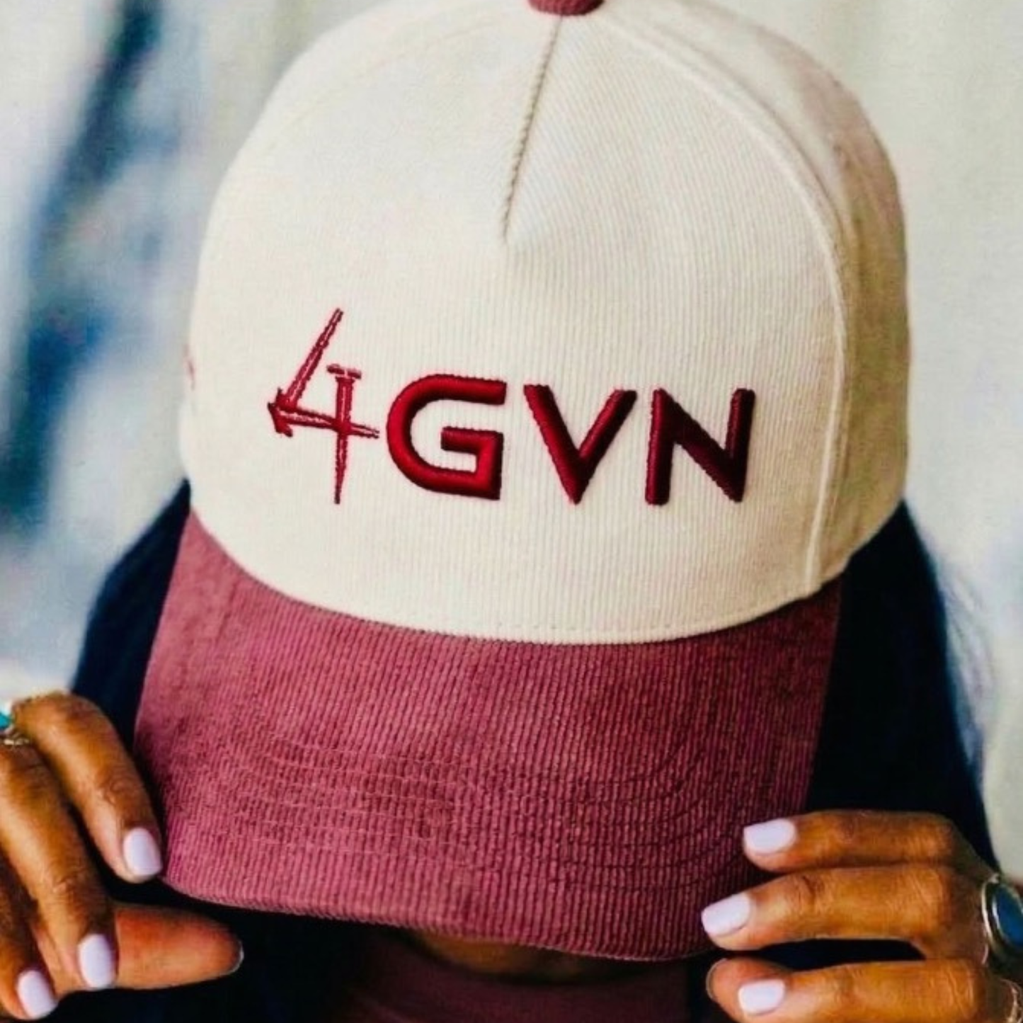 4GVN | " Redeemed" Snapback | Canary Cream