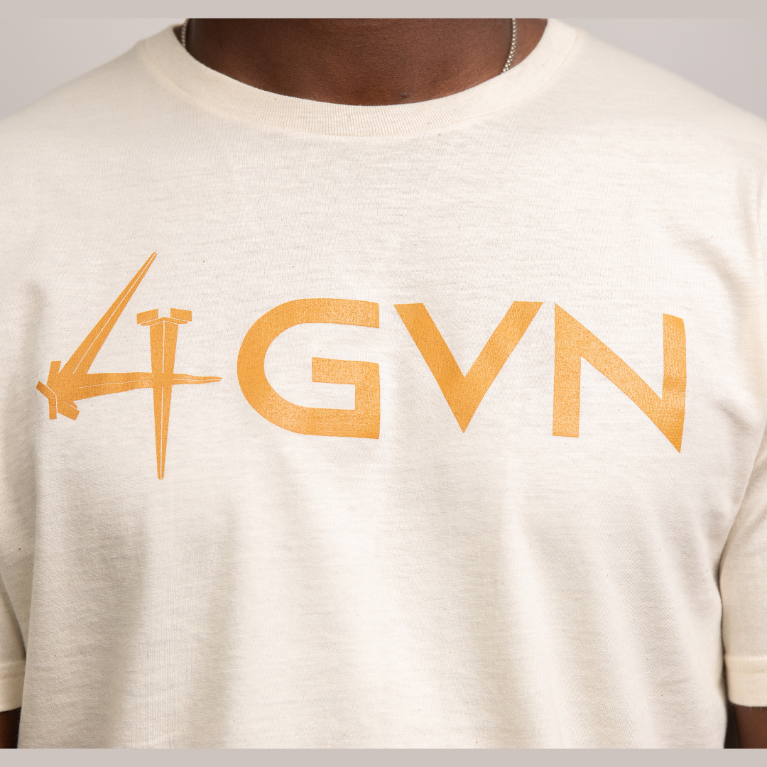 4GVN  | Short Sleeve Tee | Natural