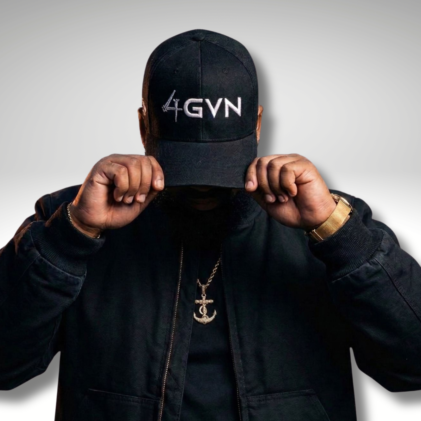 4GVN | " Redeemed" Snapback |Ebony