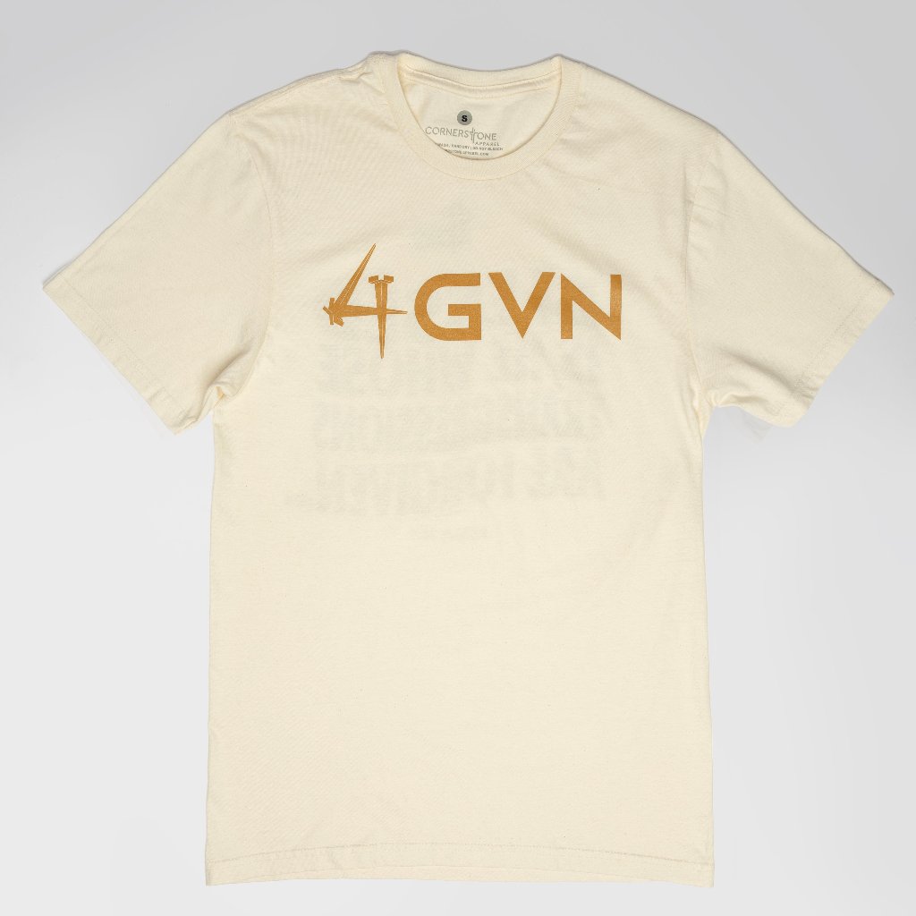 4GVN  | Short Sleeve Tee | Natural