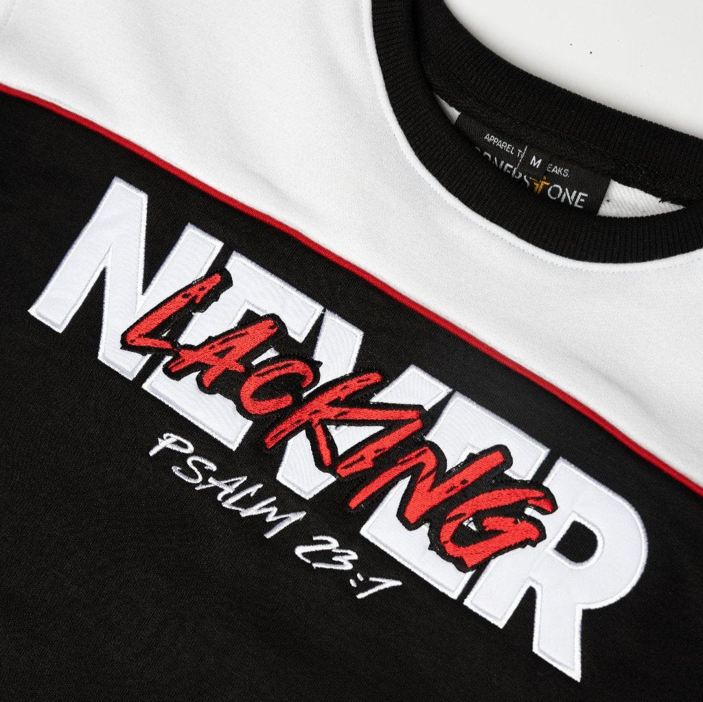 "Never Lacking" | Pullover | Black