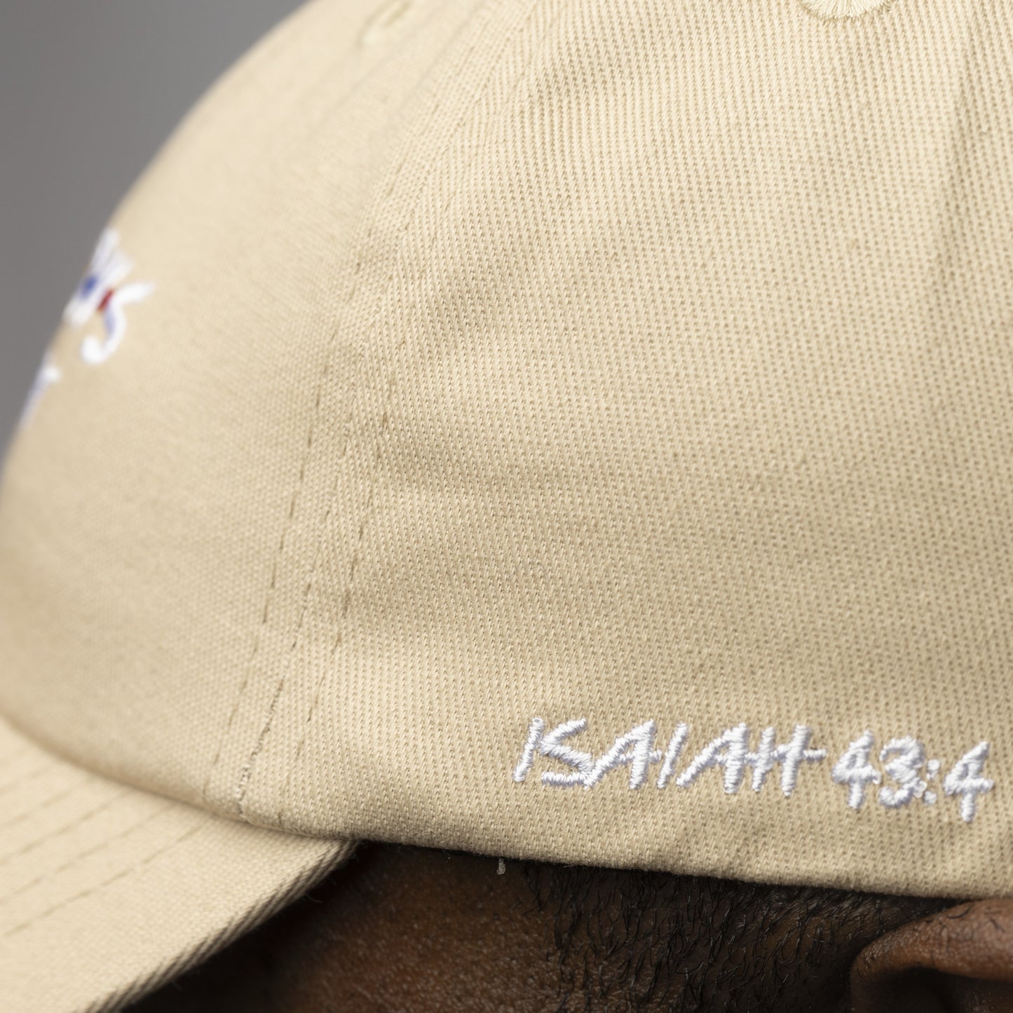 "Precious" Dad Hat | Khaki Denim