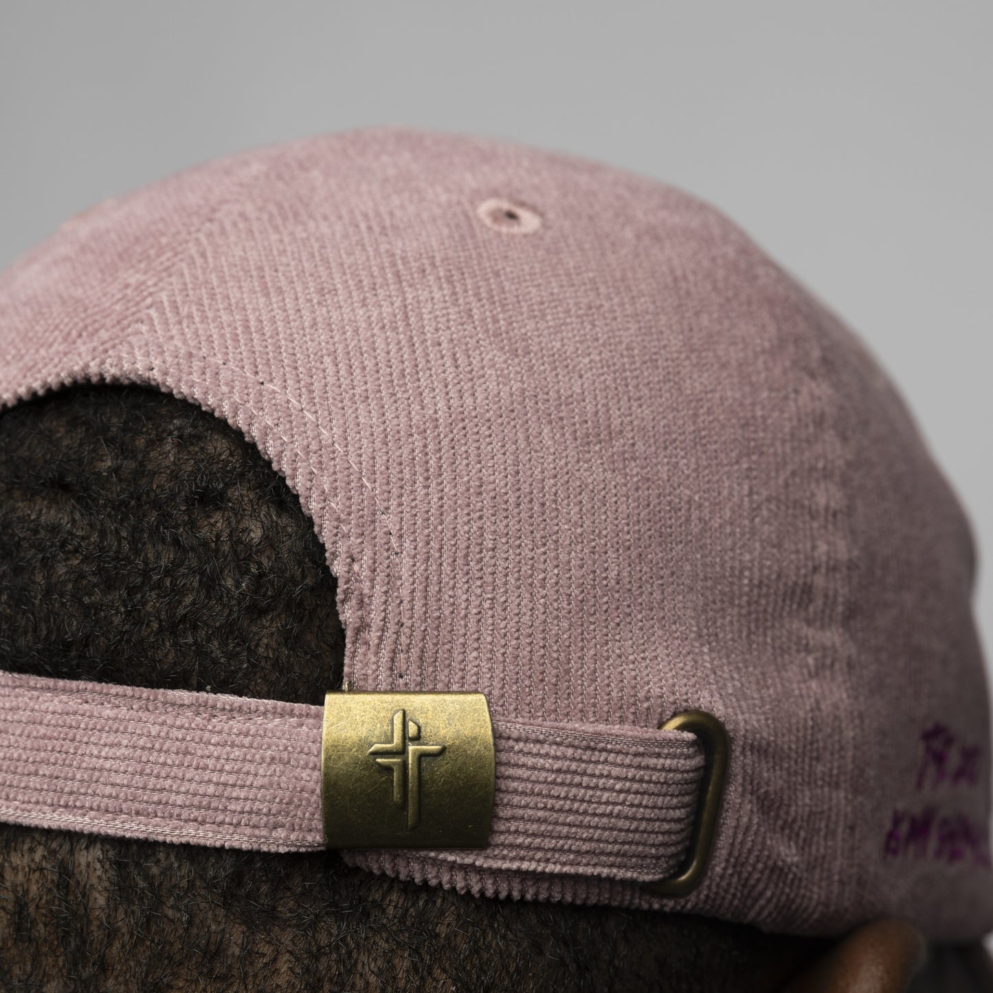 "NEVER LACKING" Dad Hat | Mauve Berry