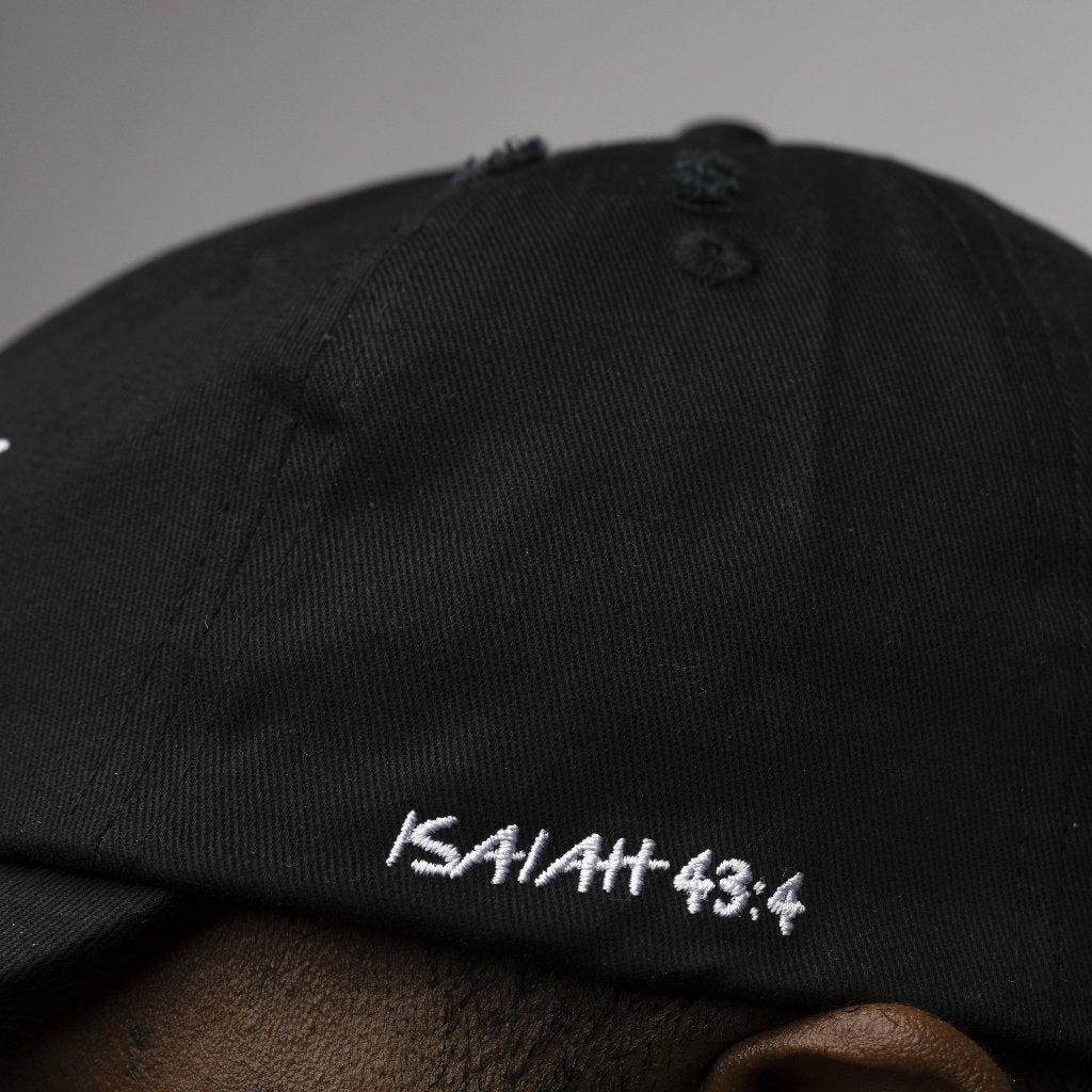 "Precious" Dad Hat | Distressed Black